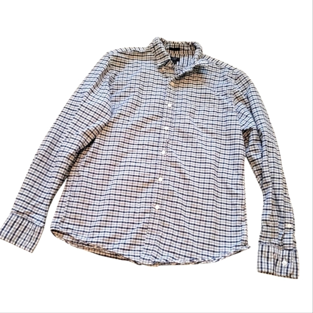 J. Crew Oxford Mens Slim Fit Button Up Shirts Size Large